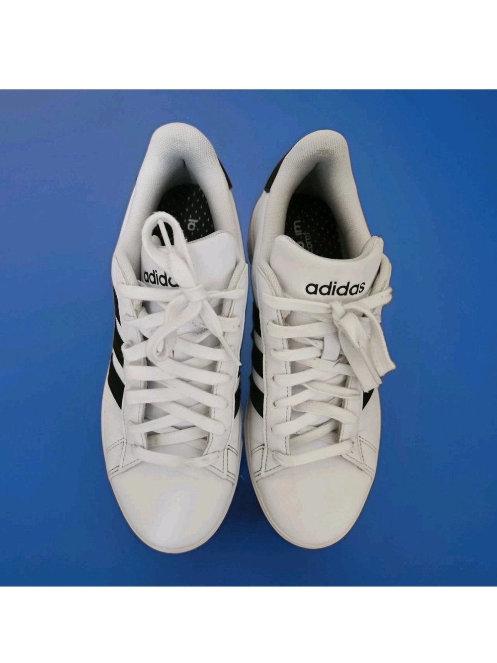 Adidas Grand Court 2.0 Sneakers 8 White Black GW1294 Cloud Classic Athletic - Picture 12 of 12